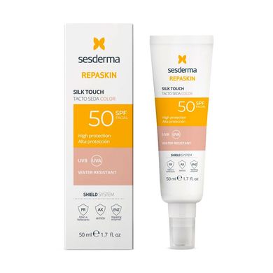 Sesderma Repaskin Silk Touch Color Солнцезащитный крем с тоном SPF 50, 50 мл