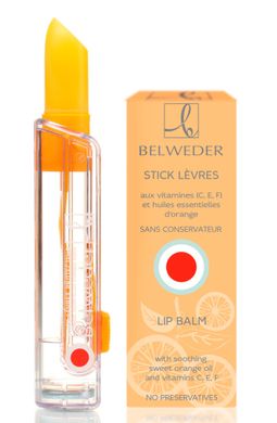 Belweder Витаминный (C, E, F) бальзам для губ с маслом сладкого апельсина, 3,5 г