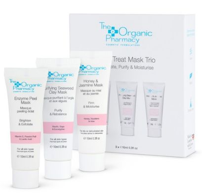The Organic Pharmacy Косметичний набір Skin Treat Mask Trio, 10 мл + 10 мл + 10 мл