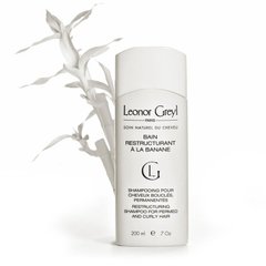 Leonor Greyl Відновлюючий шампунь для волосся з хімічною завивкою і кучерявого волосся Bain Restructurant a La Banane, 200 мл