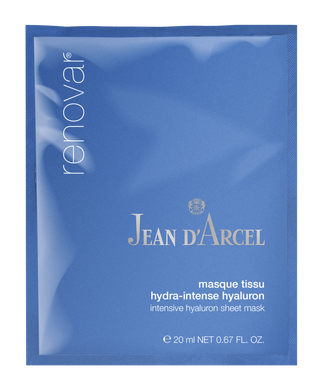 Jean d'Arcel Renovar Флісова маска з гіалуроновою кислотою, 1 х 20 мл