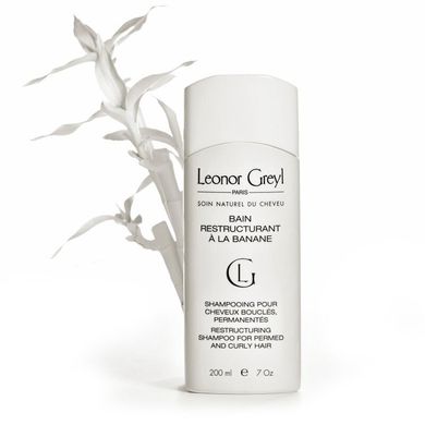 Leonor Greyl Відновлюючий шампунь для волосся з хімічною завивкою і кучерявого волосся Bain Restructurant a La Banane, 200 мл