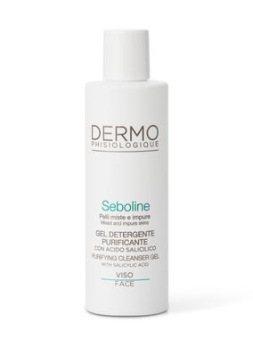 Dermophisiologique Seboline Sebogel Очищуючий гель для проблемної та жирної шкіри, 200 мл