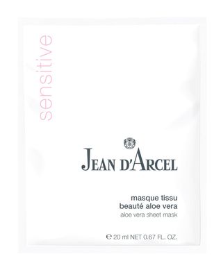 Jean d'Arcel Sensitive Флисовая маска Beauté c алоэ вера для чувствительной кожи  , 20 мл