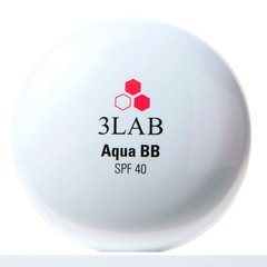 3Lab Компактный крем Aqua ВВ с SPF40, № 01 Light (Светлый), 14 г + 14 г
