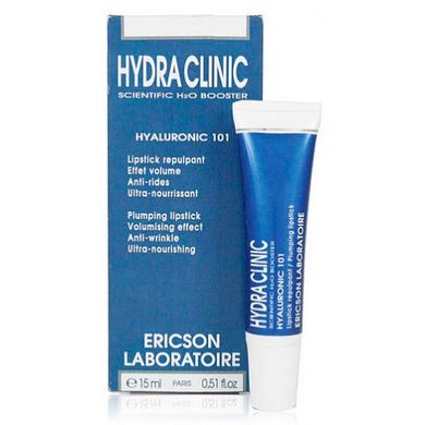 Ericson Laboratoire HYDRA CLINIC Бальзам-філлер для губ Гіалуронік, 15 мл